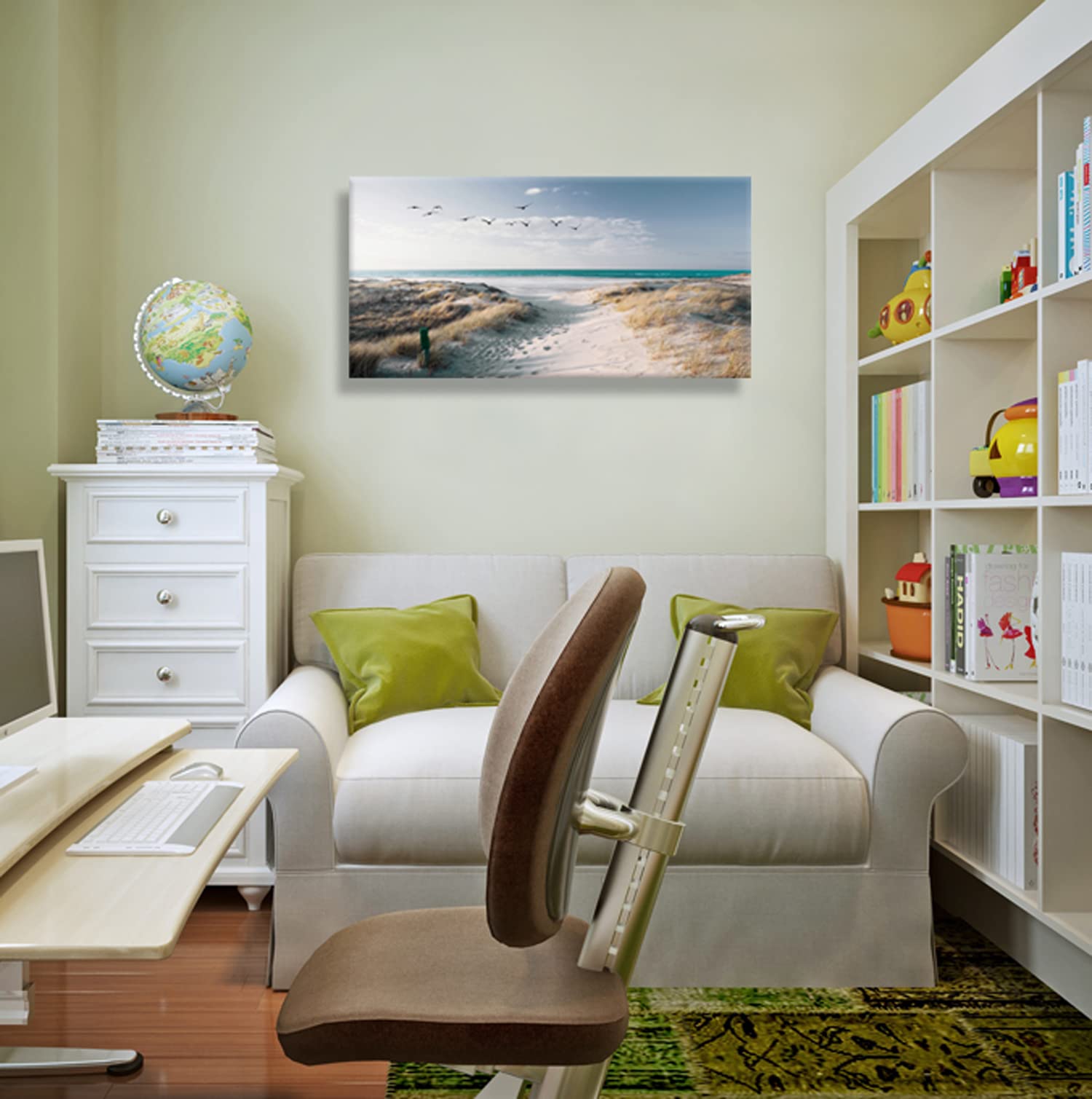 Foto su MDF 60x40 Decorazione artistica da parete incorniciata Spiaggia di Mare 4066164382860