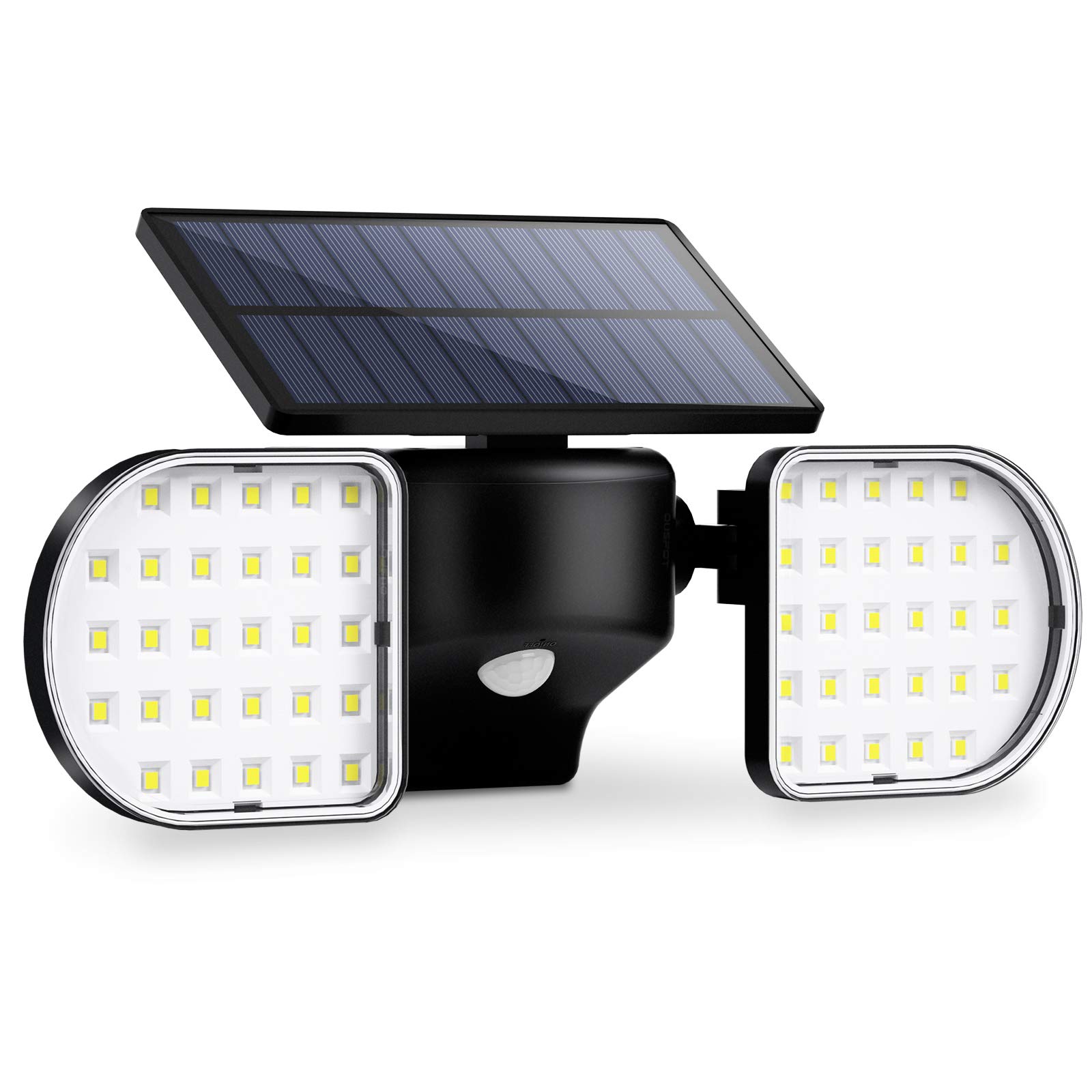 OUSFOT Luz Solar Exterior, 56 LED Focos LED Exterior Solares Ajustable 360°Luz Solar con Sensor de Movimiento Adecuado para Jardín y Garaje