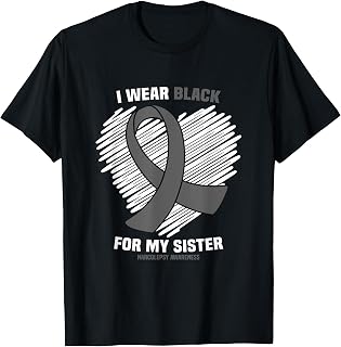 Wear Black For My Sister Sleep Disorder Narcolepsy Awareness T-Shirt