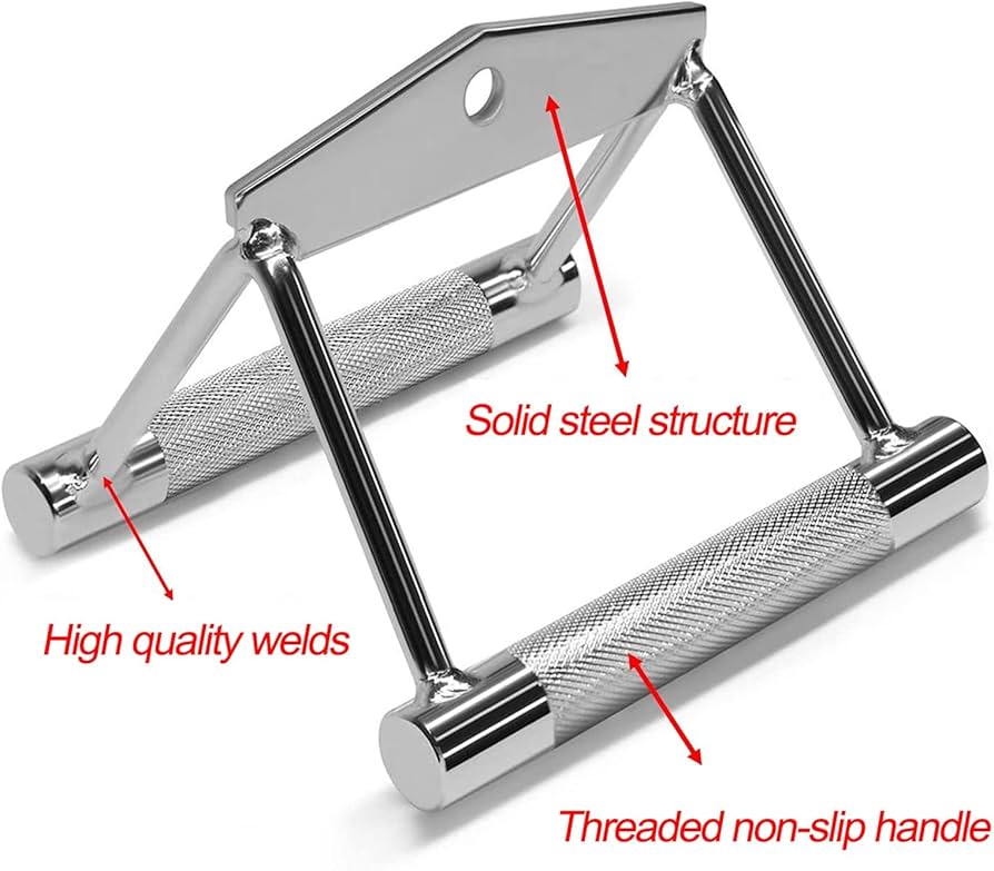 Amazon.co.jp: Vバー プーリーハンドル、ダブルロウハンドル ケーブル