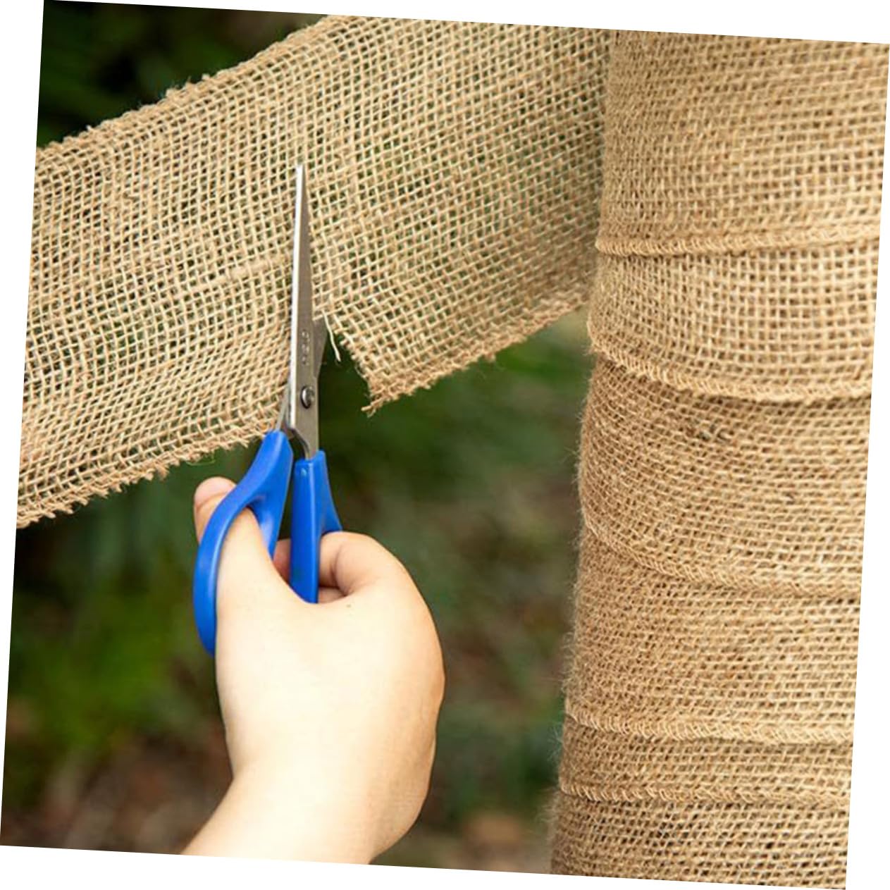 BESPORTBLE 5pezzi Protezione per Alberi Juta Naturale Avvolgimento Riutilizzabile per Tronchi per Isolamento Termico e delle Piante
