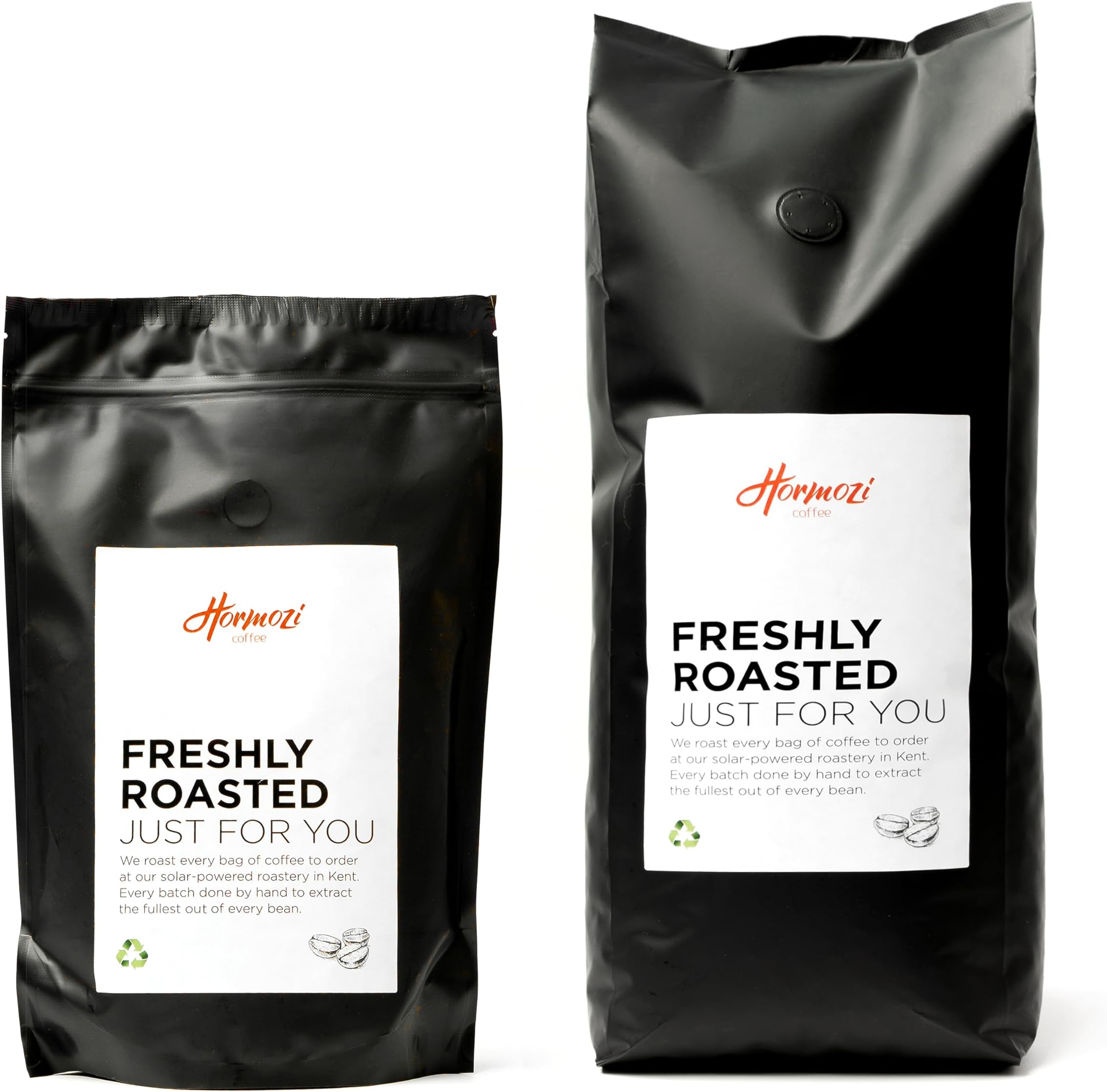 Freshly Roasted Hormozi Coffee - Spanish House Blend - Medium Roast Strong Coffee Beans Espresso (1kg, Coffee)