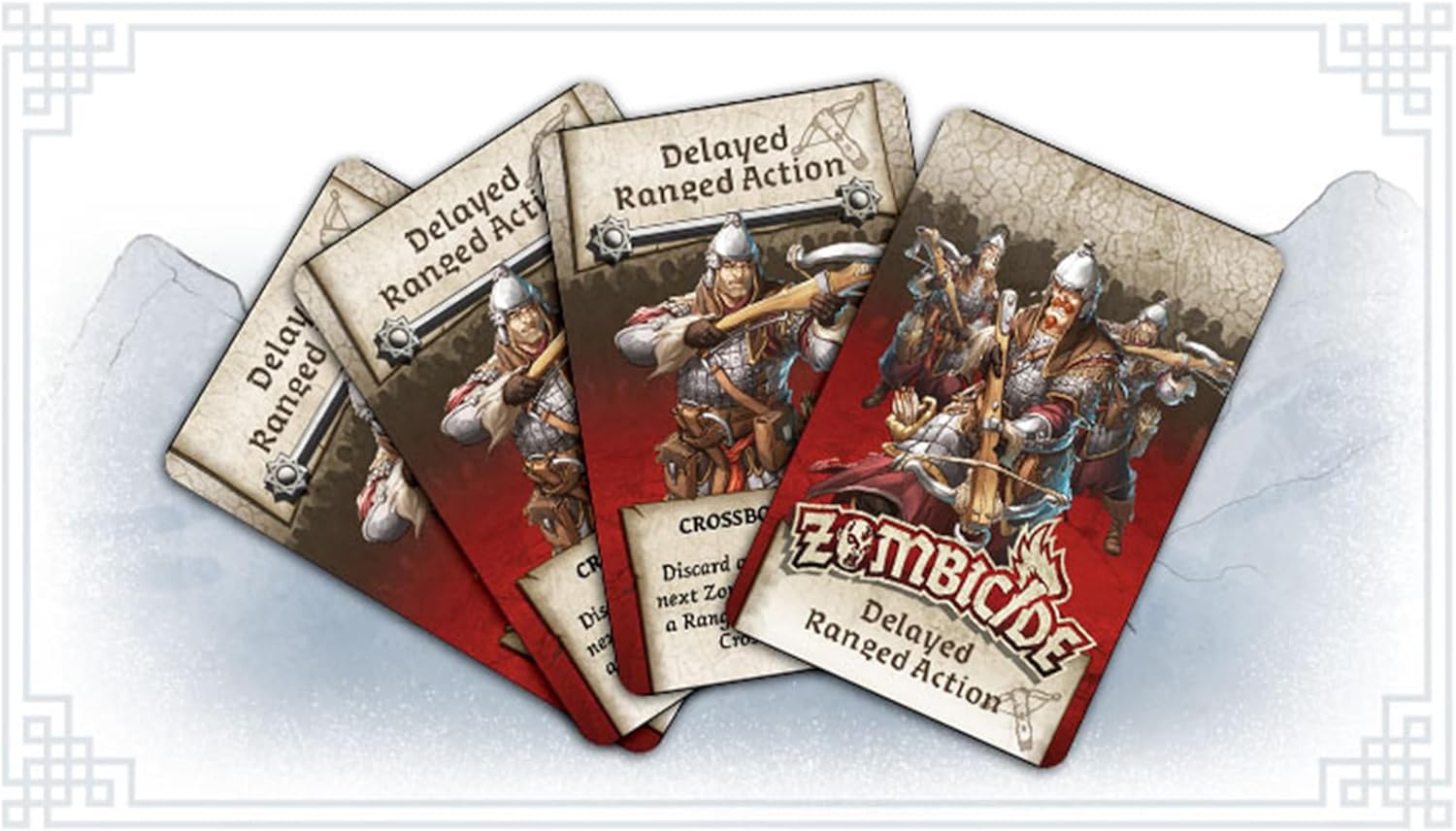 Zombicide White Death: Crossfire Pack - Add New Guards & Zombies to Your Games! Cooperative Strategy Game with Tabletop Miniatures, Ages 14+, 1-6 Players, 1 Hour Playtime, Made by CMON