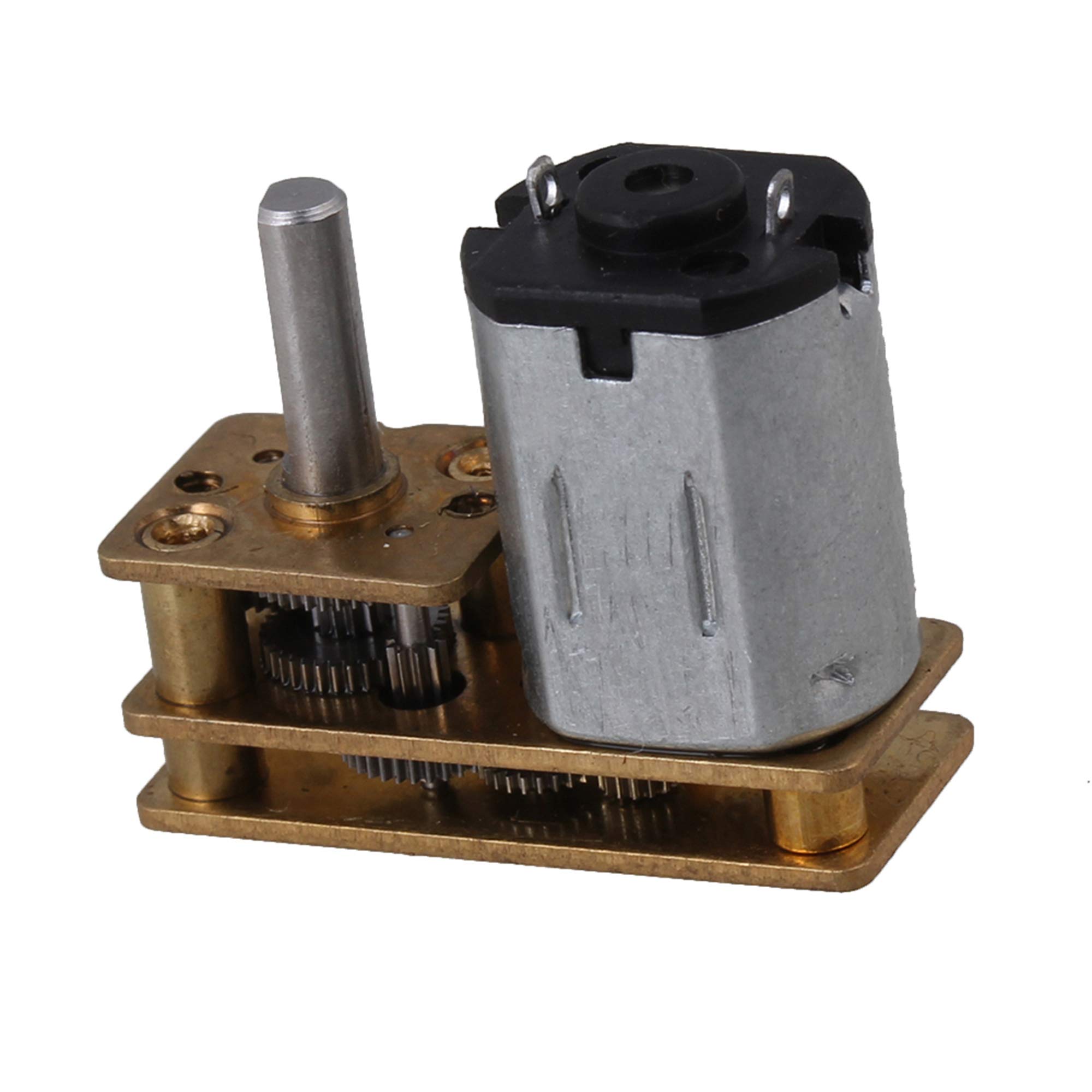 CNBTR DC12V Micro Electric Reduction Geared Motor Replacement for GM12-N20 (with 10mm Output Shaft)