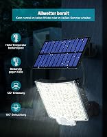 MPJ 106 LED napelemes kültéri fali lámpa mozgásérzékelővel IP65 vízálló 2db 5
