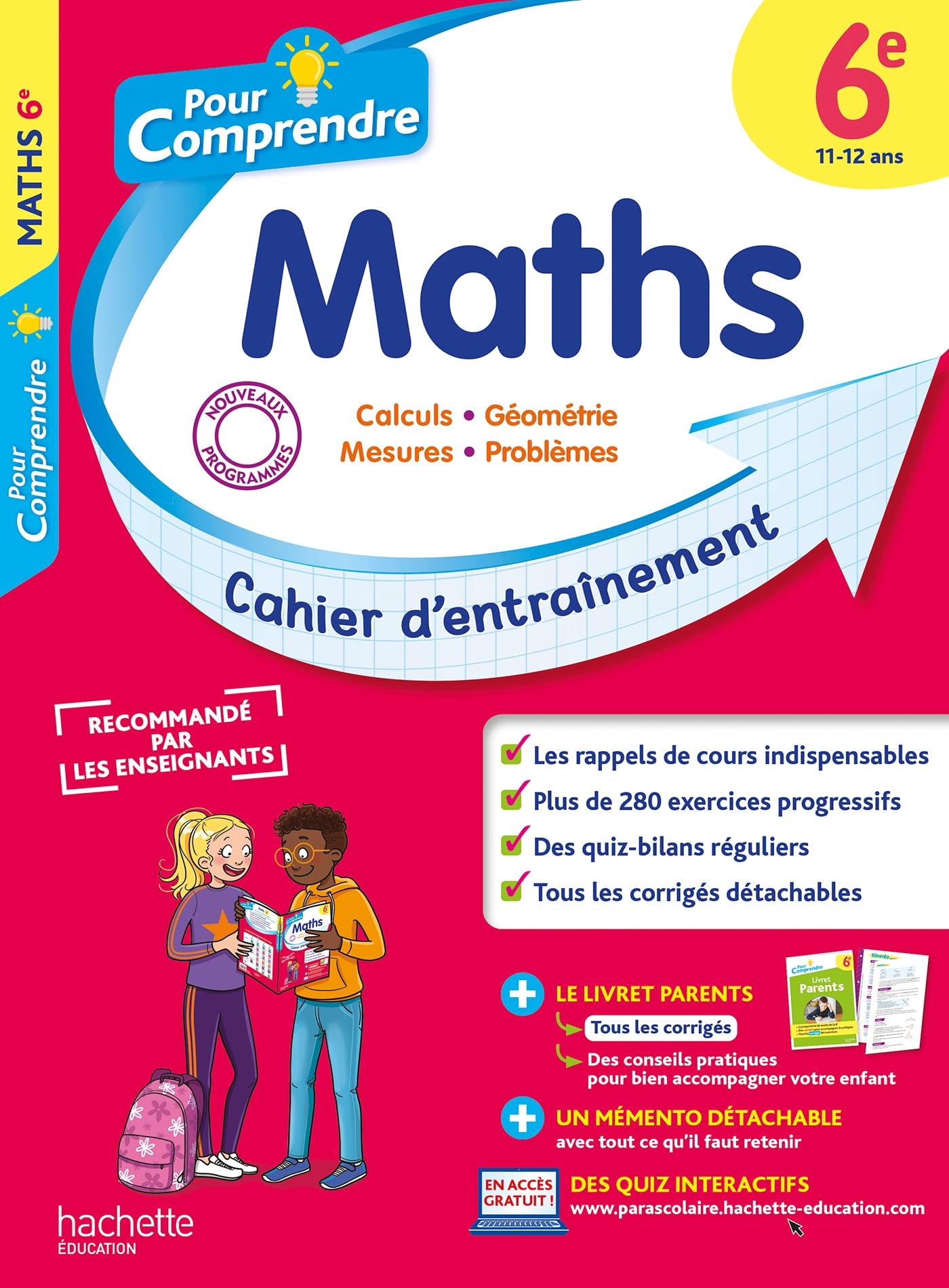 Pour comprendre - Maths 6e: Cahier d'entraînement