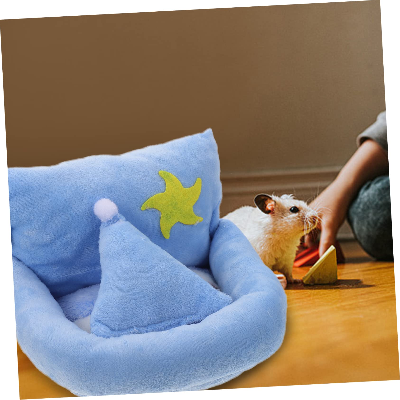Housoutil 3stücke Kuschelnest Für Kleintiere Plüschbett Für Hamster Meerschweinchen Und Zuckergleiter Winterversteck Für Haustiere Und Warm Für Entspannte Ruhezeiten