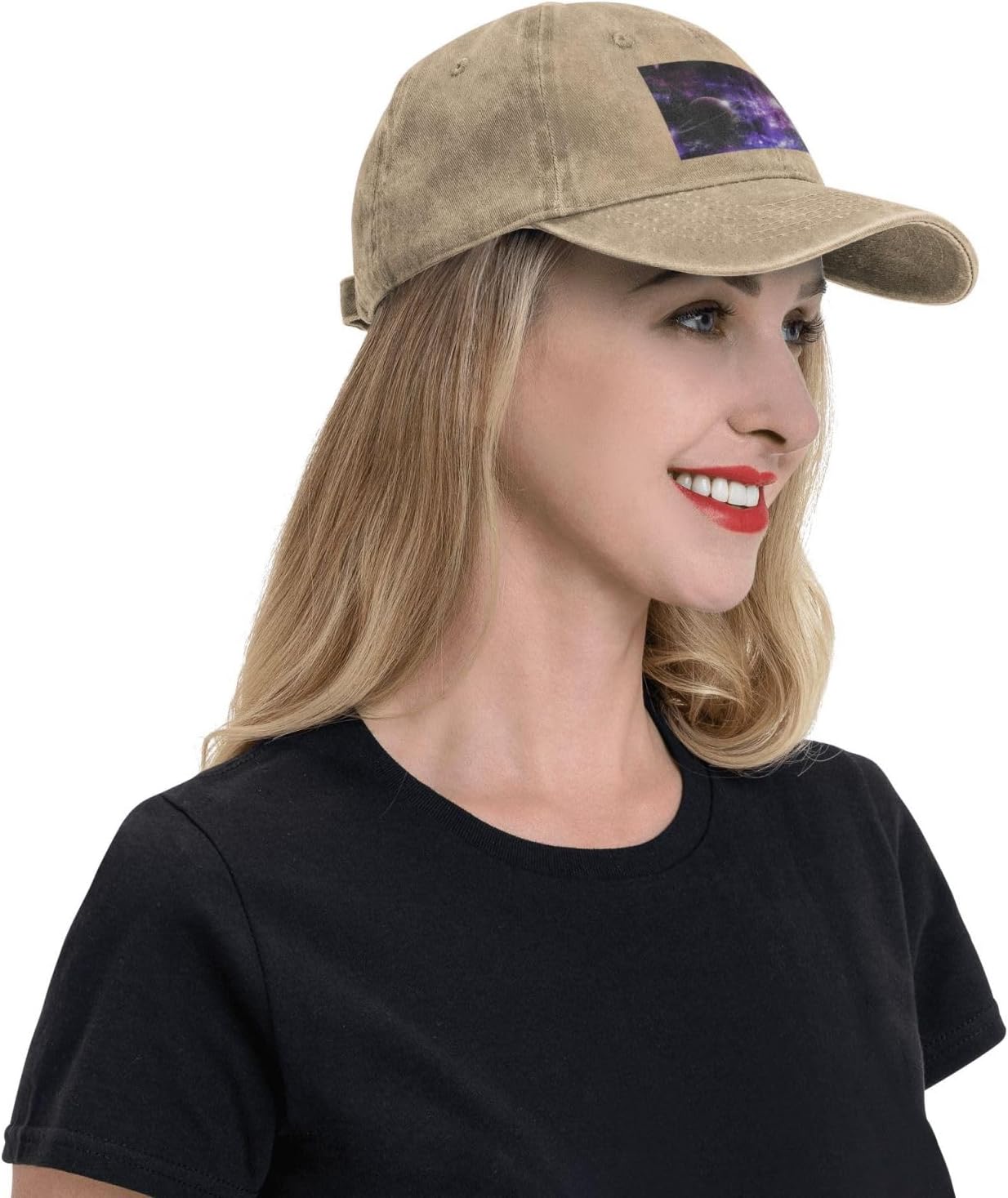 Galaxy Sky. Print Cowboy Hat Personalized Baseball Cap Fashion Hat Cap Funny Gifts for Women Men