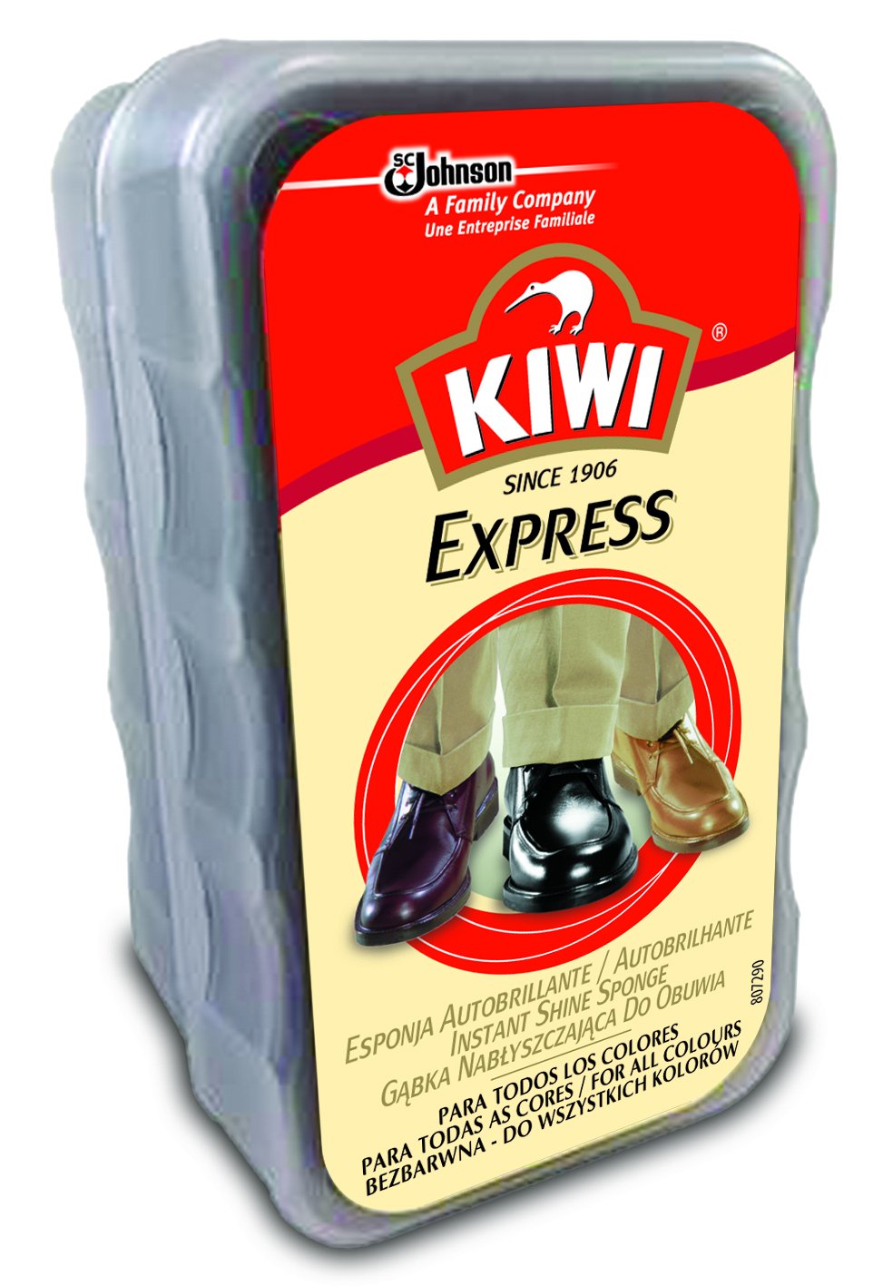KiwiKiwi Johnson Self Gloss Shoe Care Sponge 50G