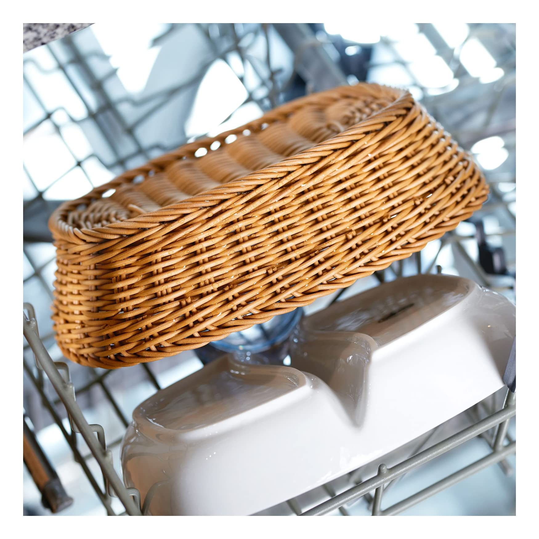 Westmark Cesta Multiuso in Fibra Sintetica, 26,5 x 19 x 7 cm, Beige Chiaro