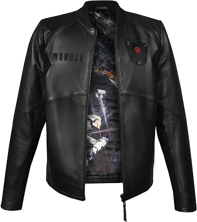 Musterbrand BLACK Star Wars Tie Pilot Limited Edition Leather Jacket, US X-Small