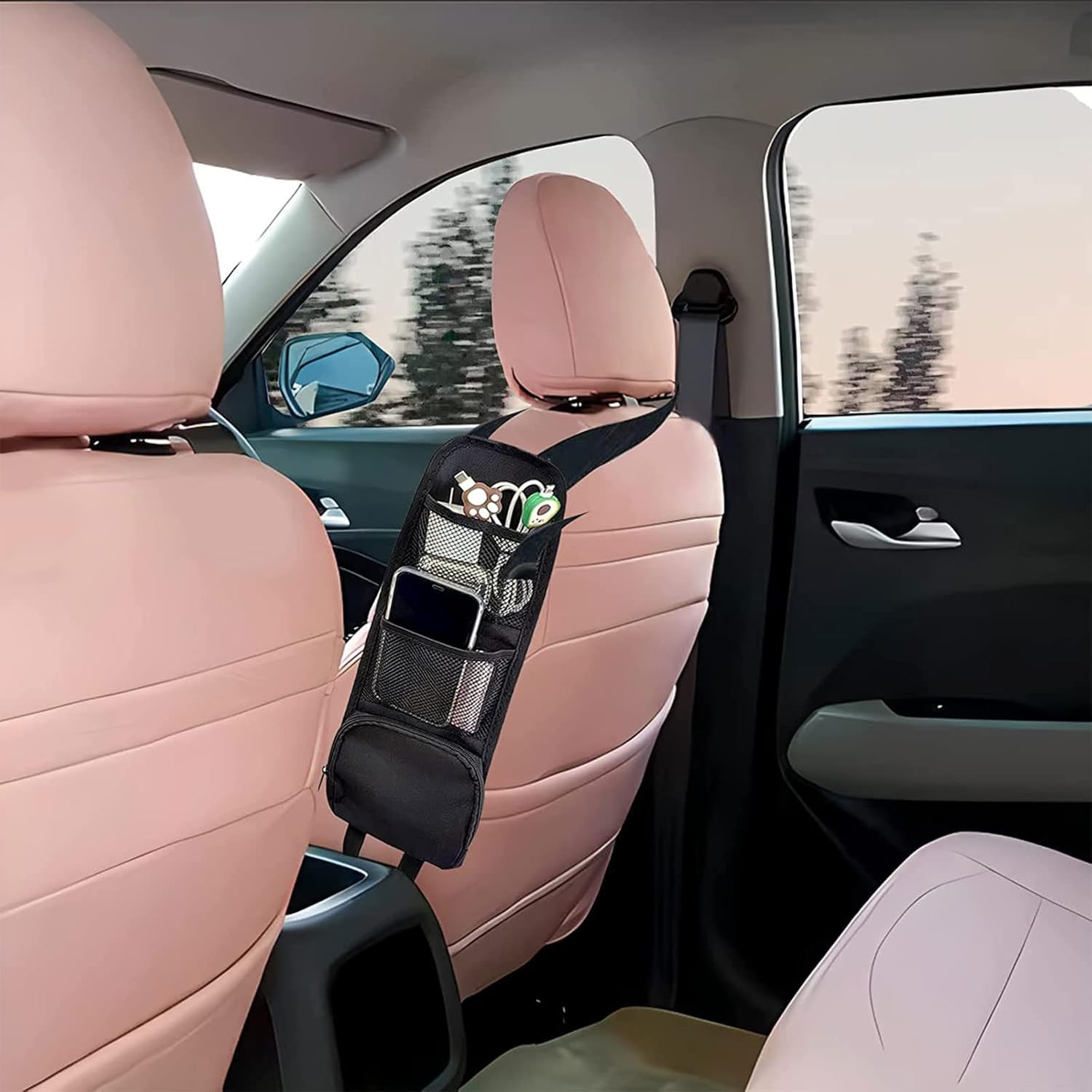 Car Seat Side Organizer,Car Seat Net Organizer,Car Seat Side Hanging