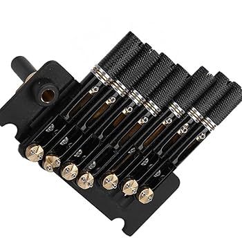 ヒップショット製 8弦ヘッドレスギター用ブリッジ、ブラック ヒップショット製 8弦ヘッドレスギター用ブリッジ、ブラック