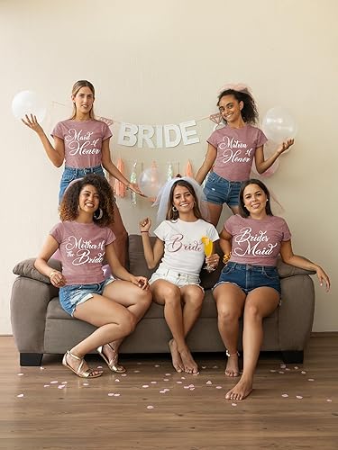 Miniatura 3 de Bride Bachelorette Party Shirts Wedding Shirt for Getting Ready. Unisex T-Shirt. Shirt for Bride. Bridal T-Shirt Wedding Tshirt Proposal Gift, Bride