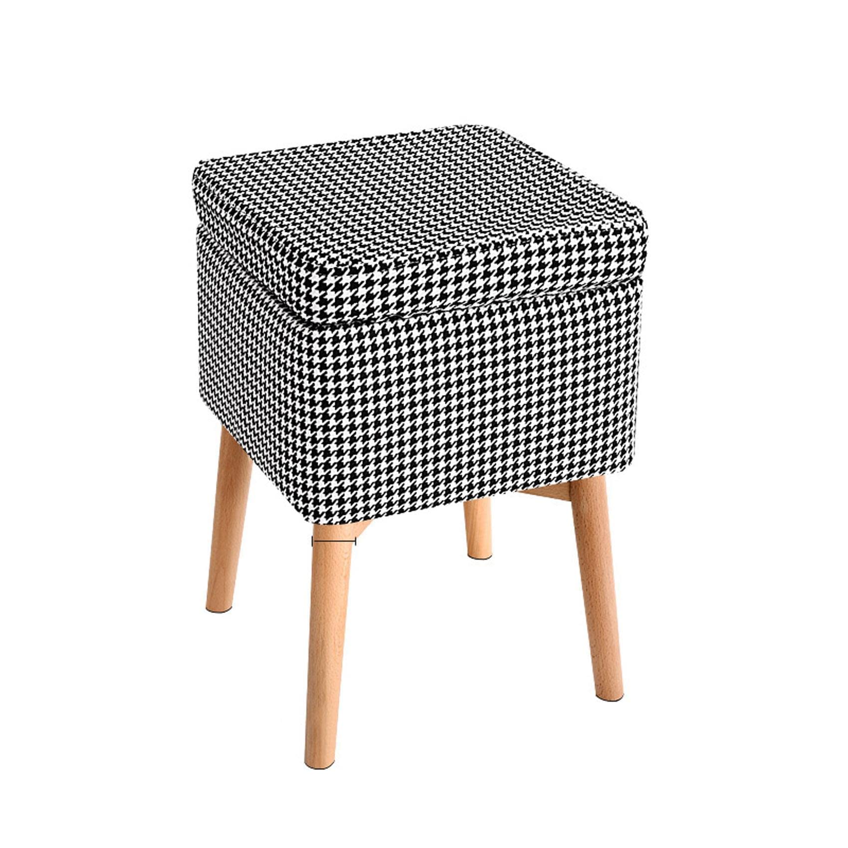 Repose-Pieds Tabouret de Rangement Ottoman pour Salon et Chambre