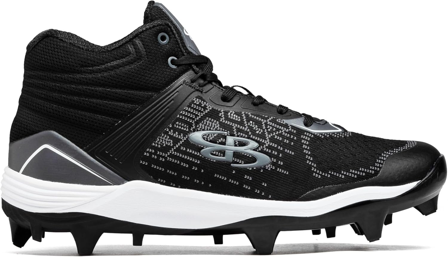 Boombah Viper Pureknit Men's Molded Mid Cleat - Status - Multiple Color Options - Multiple Sizes