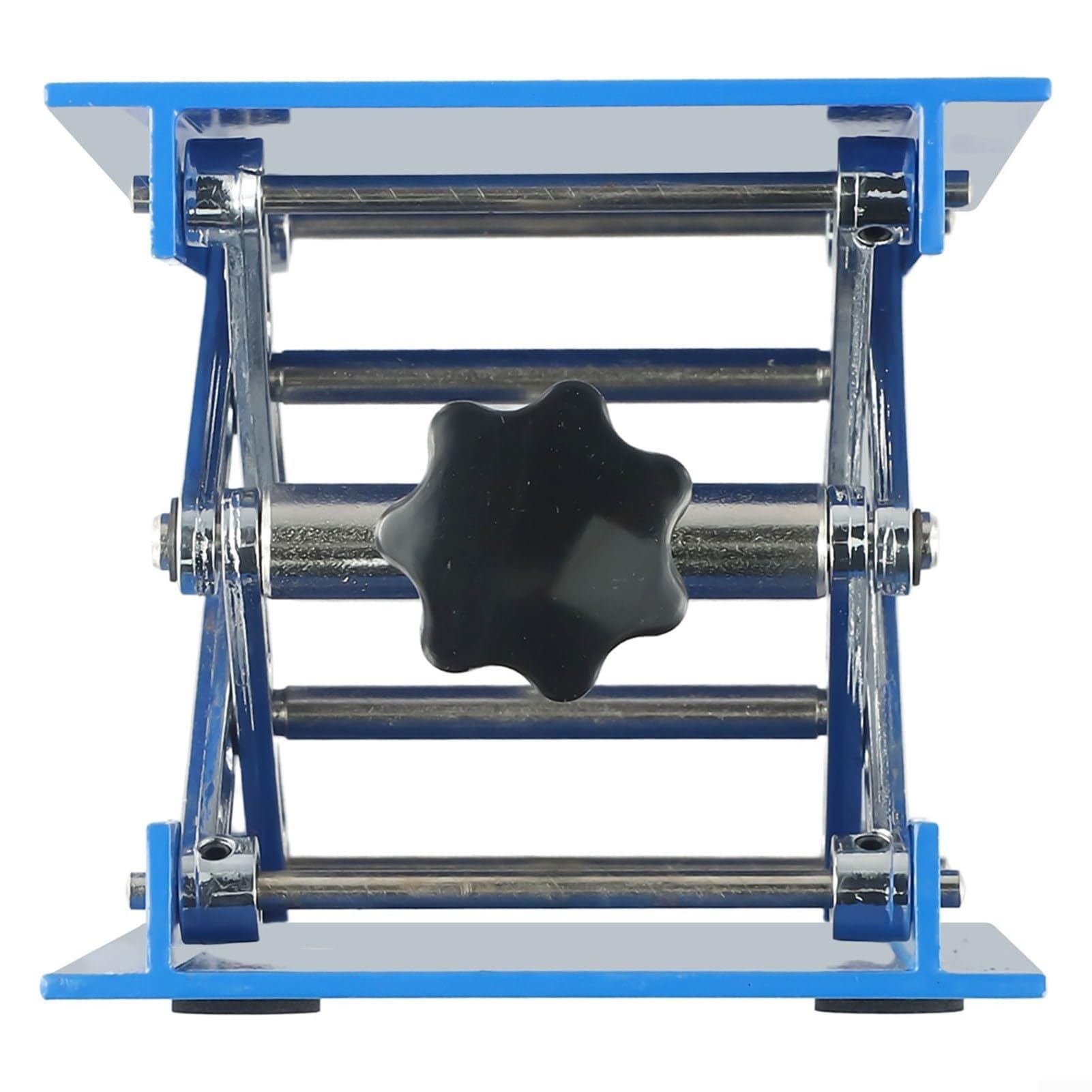 Labor Schere Jack Lift Tisch - Manuelles Einstellbare Höhe 80-325mm, Aluminium Laborhebebühne für Physik und Chemielabore