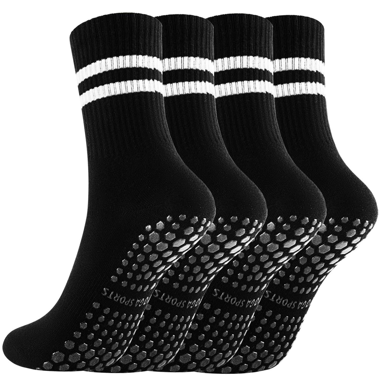 Bawełniane Skarpety do Pilatesu i Jogi EU 35-42 Stoppersocken dla Kobiet i Mężczyzn