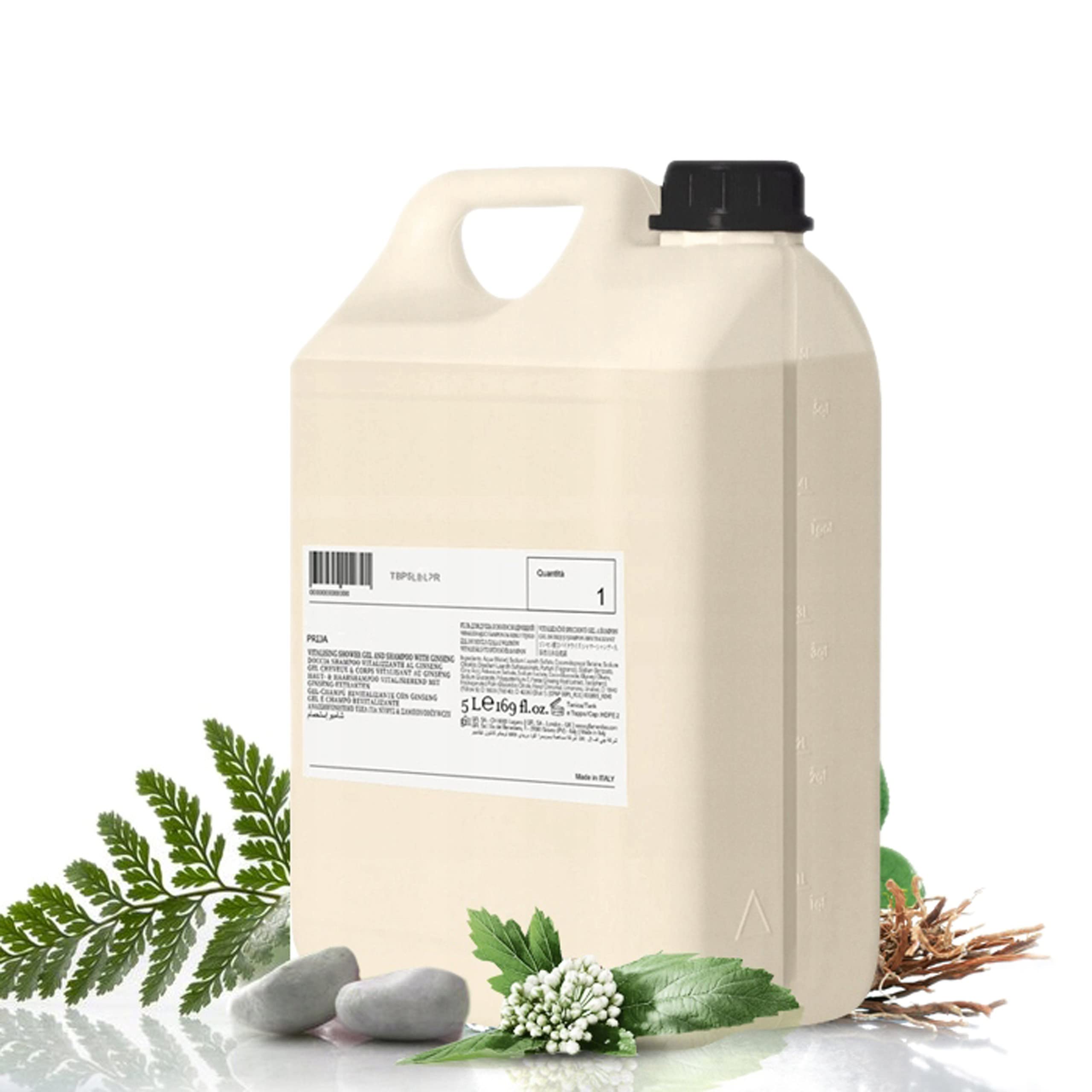 PRIJA Crema idratante per mani e corpo con vitamina E, 5 l