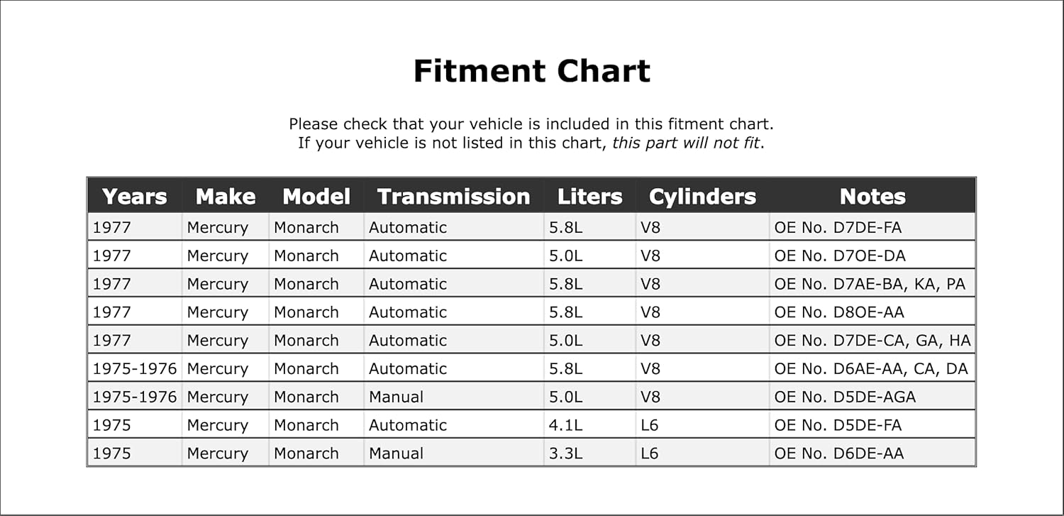 Distributor Vacuum Advance Compatible With Mercury Monarch 1977 1976 1975 P-2171849