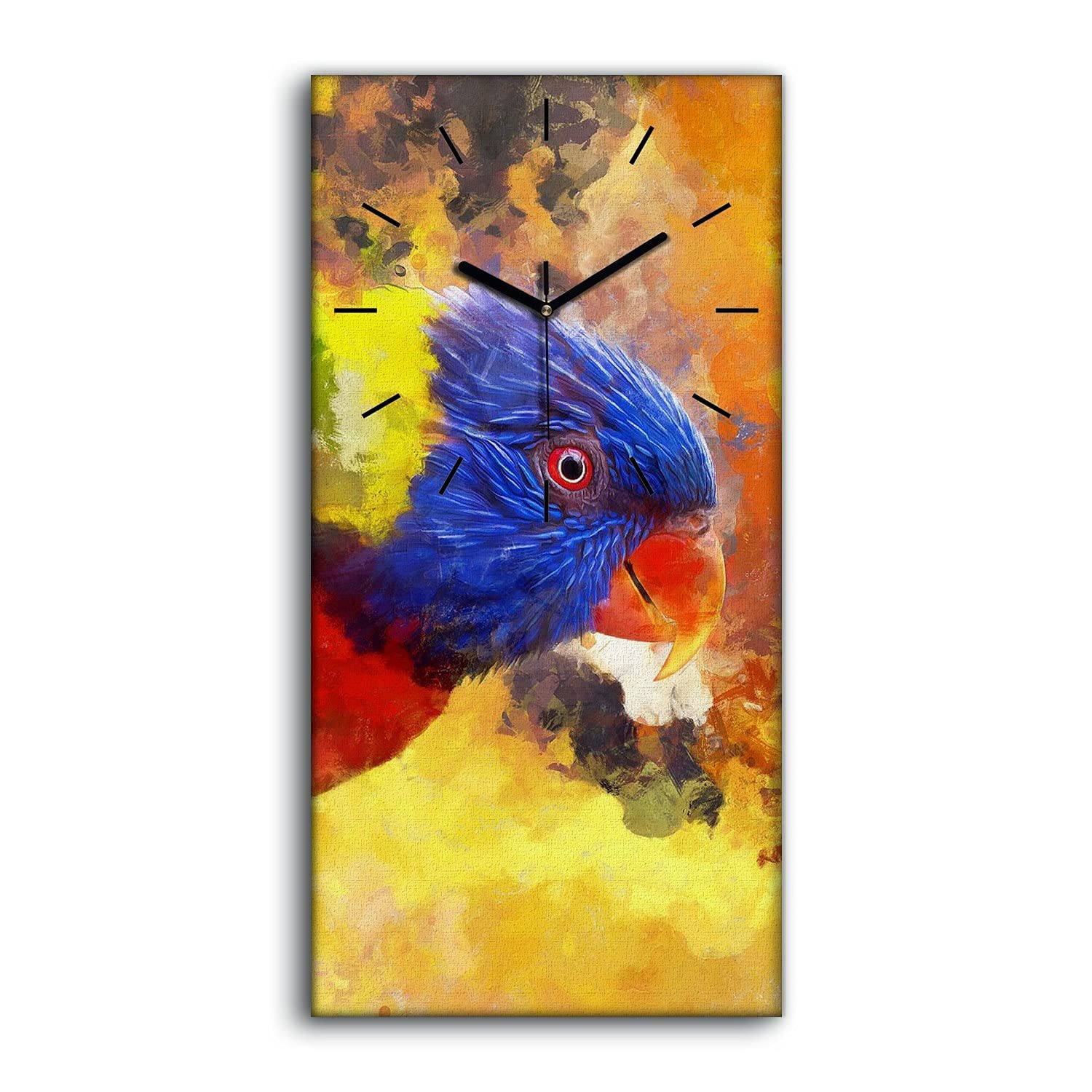 Horloge sur Toile Sans Tic-Tac pour Supprimer le Bruit dans le Salon et la Chambre