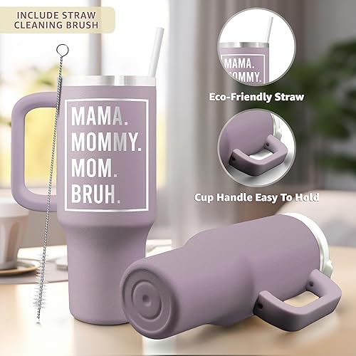 Miniatura 5 de Regalos para mamá, regalo de cumpleaños y Navidad para mamá, esposa, abuela, hermana, regalo del día de la madre de hija, hijo, marido, vaso de 40