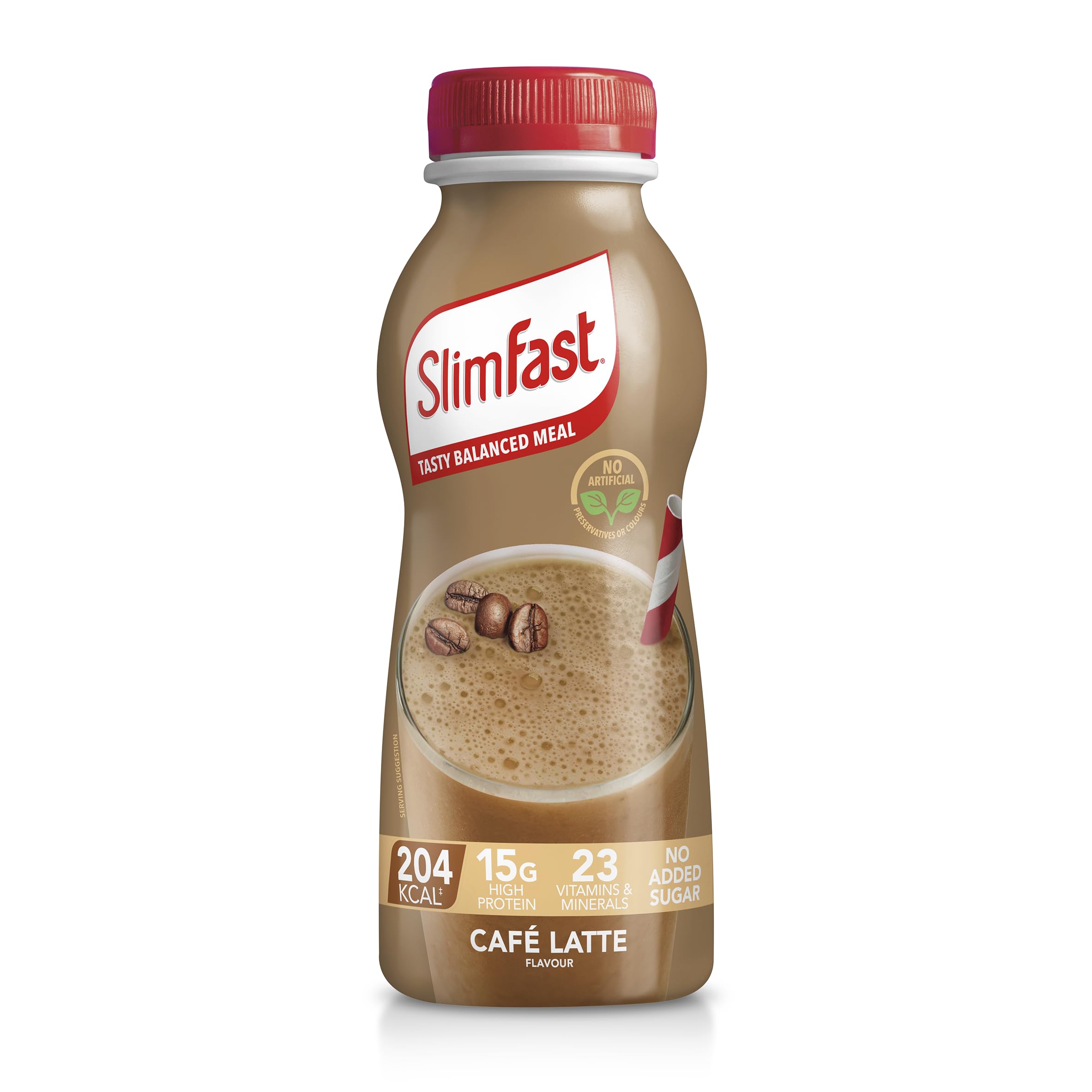 Slim Fast Cafe Latte Milkshake Bottle 325 ml