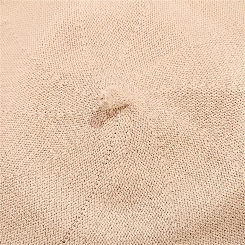 keusyoi Berretto da pittore in cotone tinta unita berretto vintage francese per le donne
