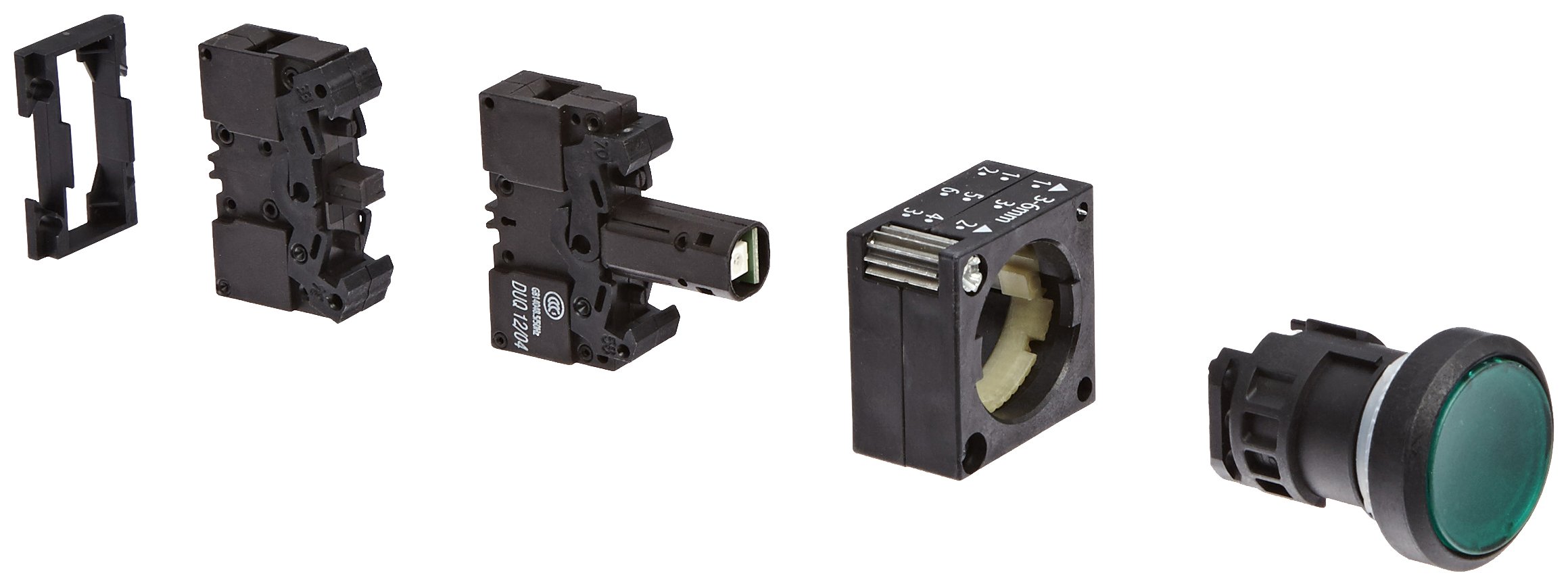 Siemens - Apparecchio completo pulsante luminoso contatto aperto+led uc 24v interno verde