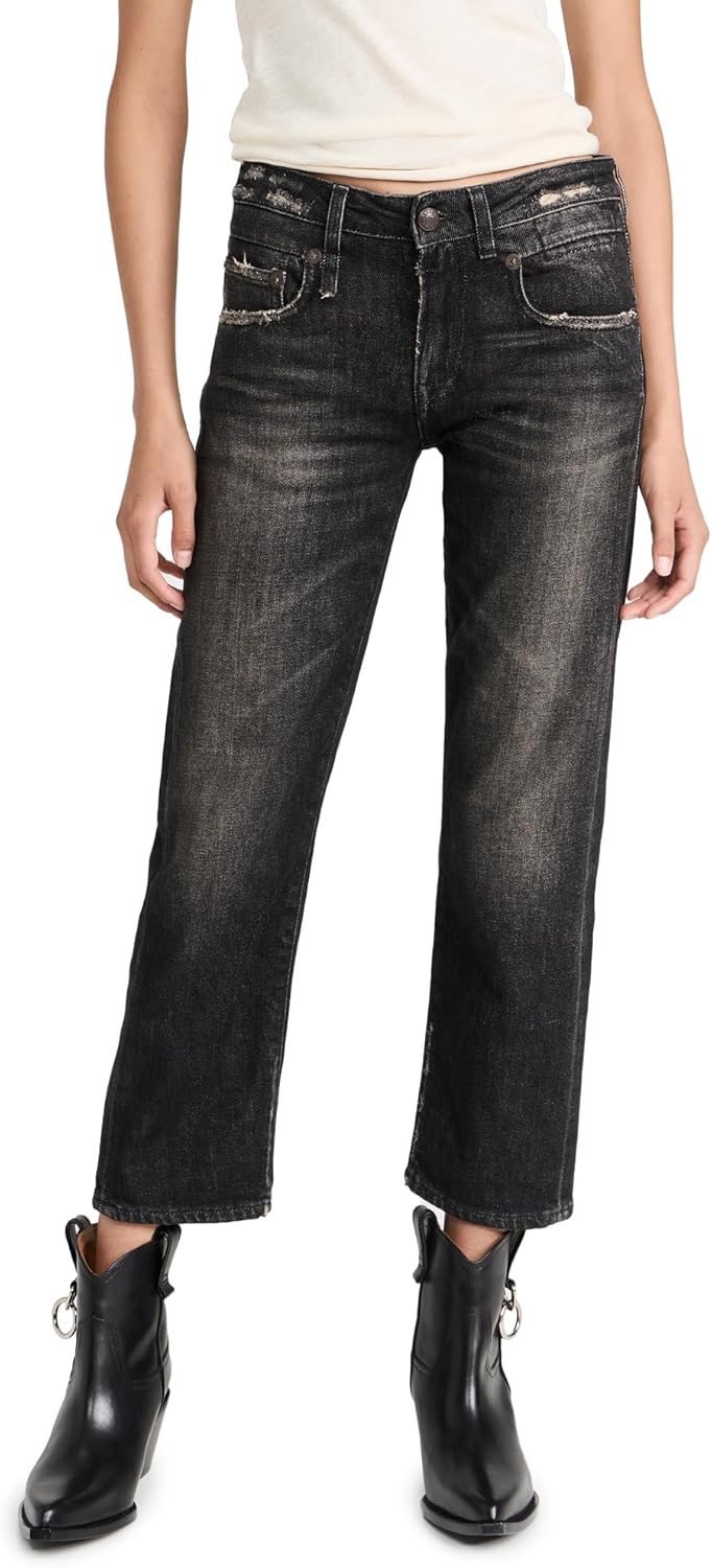 R13 Women's Boy Straight Jeans