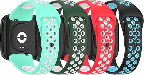 Correas compatibles con Redmi Watch 3 LiteRedmi Watch 3 Active, correa de reloj de silicona suave y colorida de repuesto ajustable para reloj