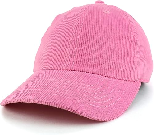 Trendy Apparel Shop Gorra de béisbol de pana de algodón sin estructurar