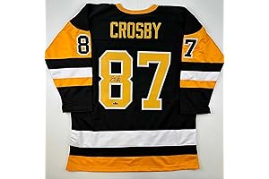 Facsimile Autographed Sidney Crosby Pittsburgh Black Reprint Laser Auto Hockey Jersey Size Men's XL