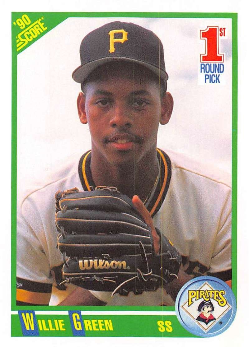 Amazon.com: 1990 Score #682 Willie Greene RC Rookie Pittsburgh