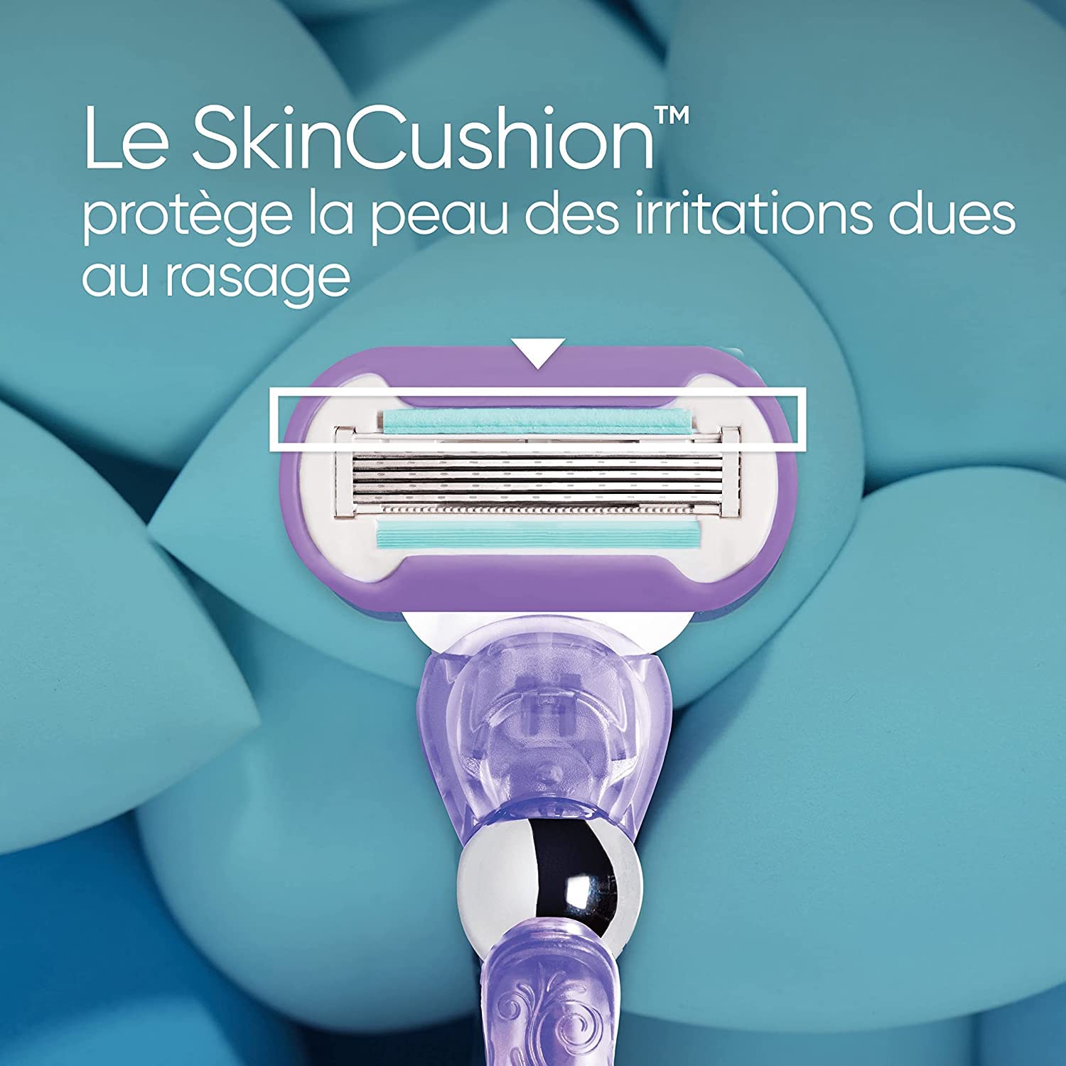 Gillette Venus Deluxe Smooth Swirl Nachfüllklingen (3 x 3), für Damen, 5 Klingen