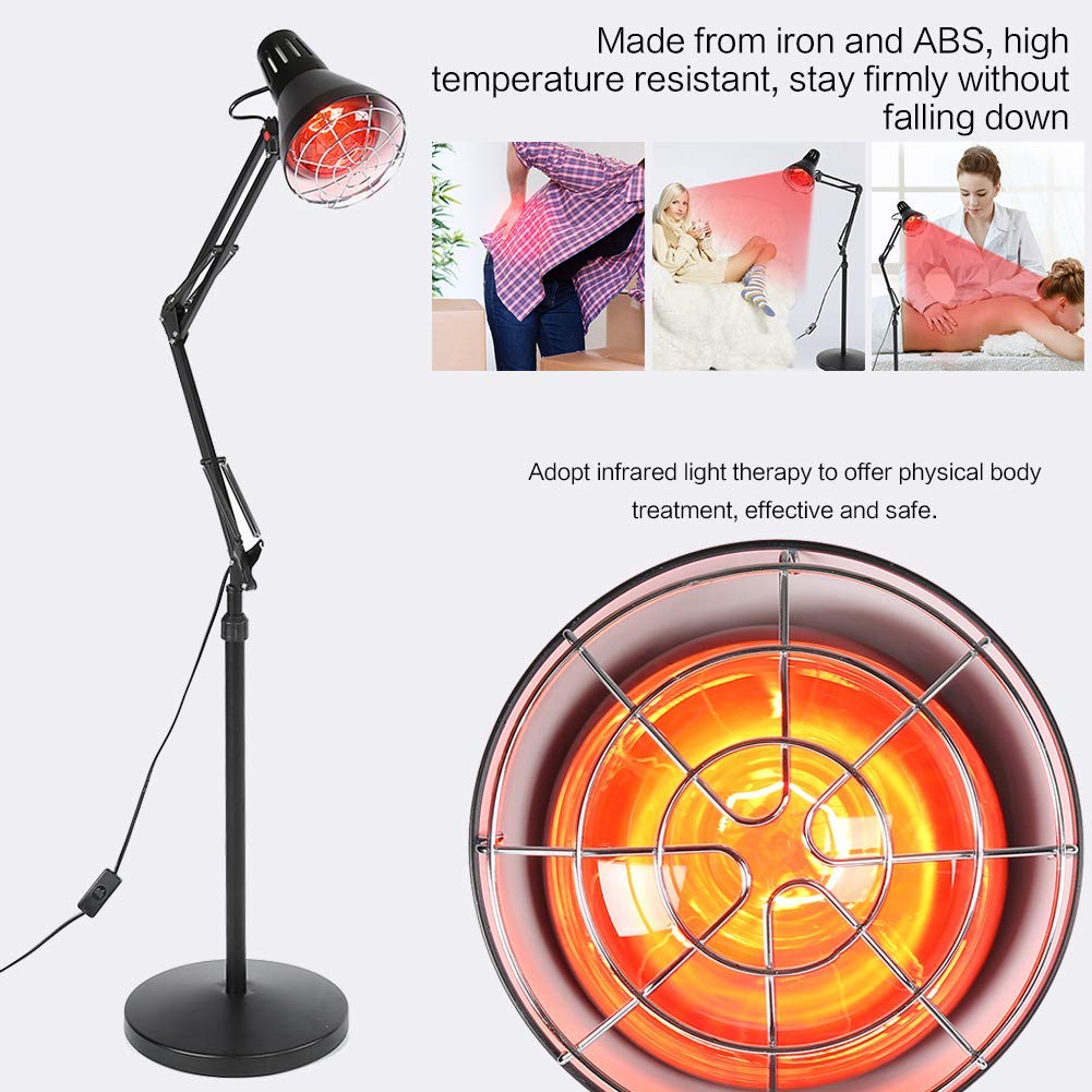 Lampe Chauffante à Inarouge, 275W, Massage Complet Du Corps, Soins De Santé, Soulagement De La Douleur Et Soins De La Peau, Hauteur Réglable, Lampe De Table