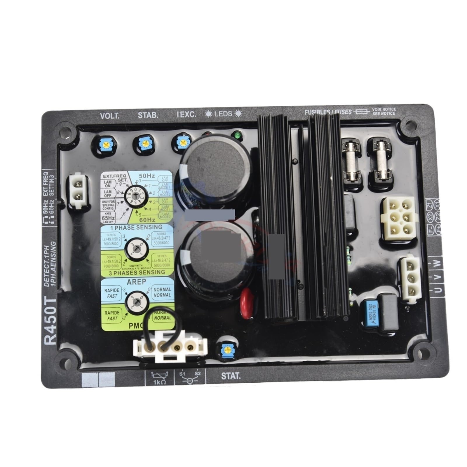 ZXAOMMBEA 1pcs R450T AVR Alternator Stabilizer Module Integrated Circuit Control Parts for Generator Maintenance And Repair