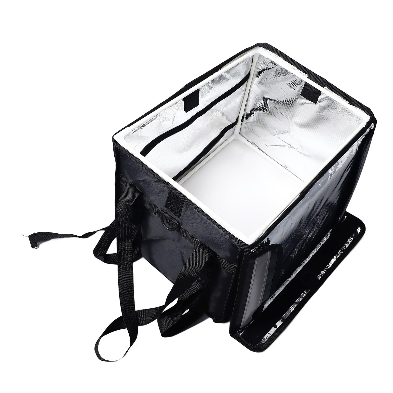 EMUKOEP Borsa per Consegna Cibo Isolata da 48 Litri, Serrature di Sicurezza Resistenti All'acqua, Portatili, per Generi Alimentari e Ristoranti