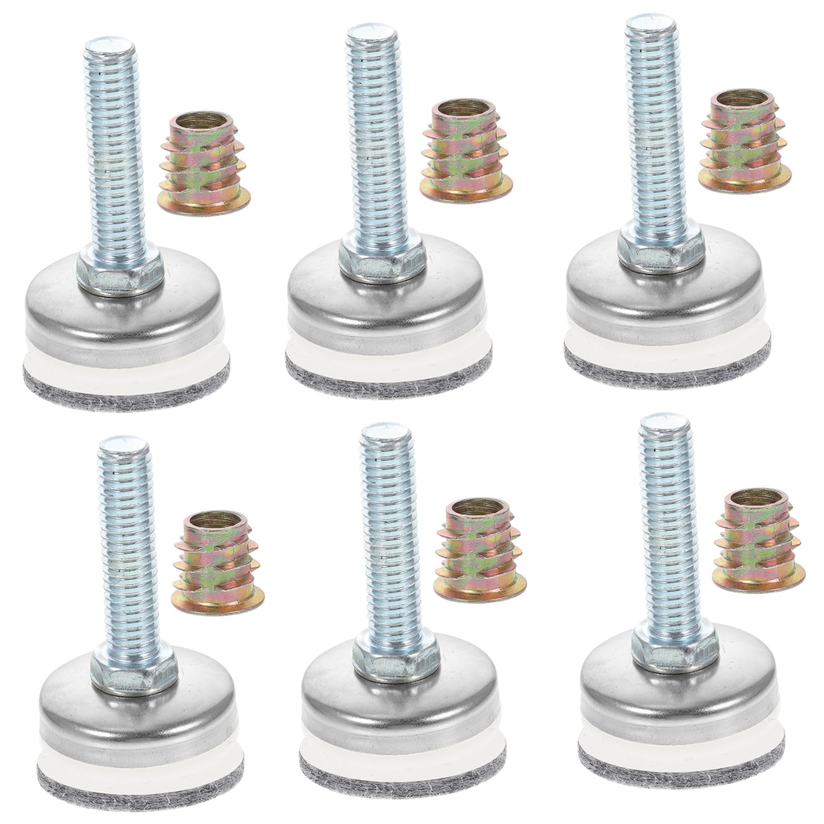 Patas para muebles regulables antideslizantes que nivelan sillas de exterior y mesas pesadas