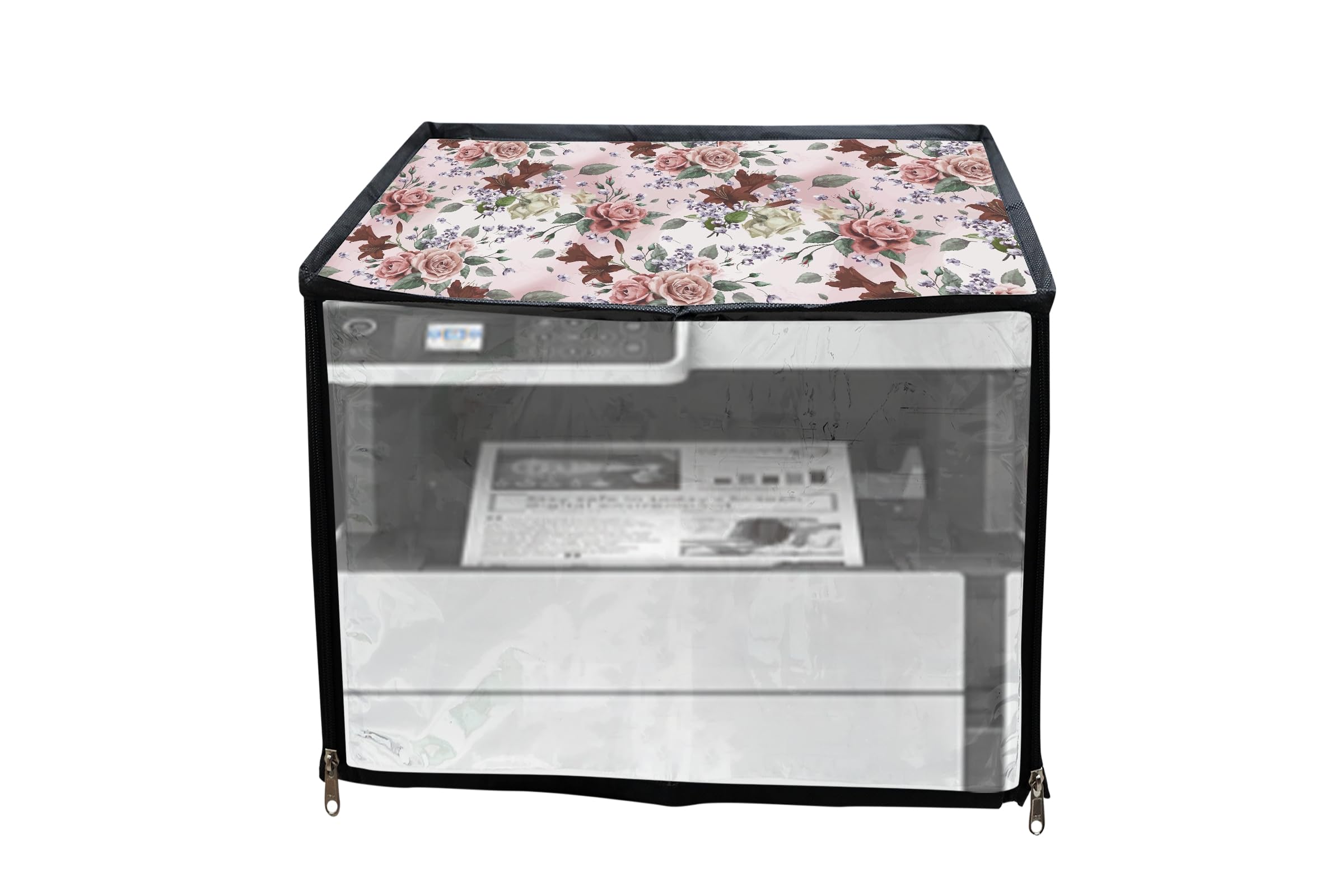 JMT Printer Cover Suitable For Epson Eco Tank M2140 Ink Tank Printer (Pink Rose Print)-picture-16