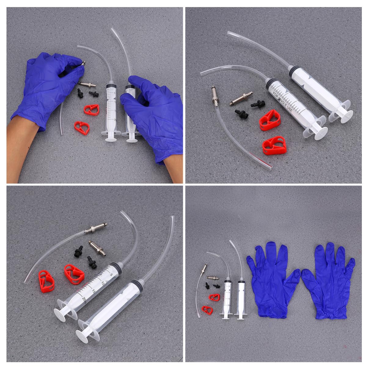 BESPORTBLE Strumento per Riempire La Coppa Dell'olio Strumento di Iniezione Dell'olio del Freno a Disco Kit Spurgo Olio Freno a Disco Bici Strumento di Riempimento Dell'olio Freno Bici