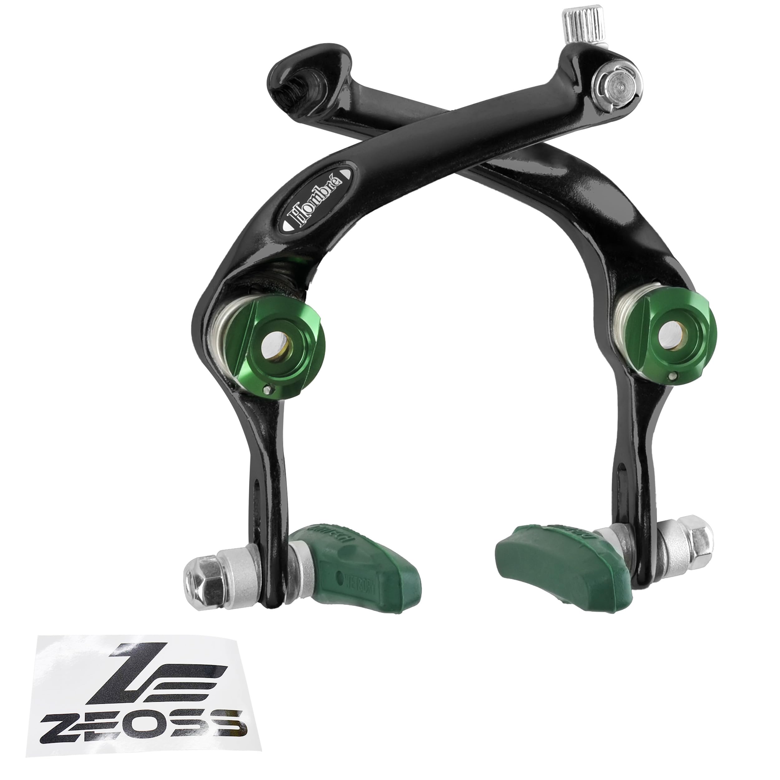 ZEOSS Dia-Compe FS996 Fiesta Front U-Brake BMX Bicycle Brake Caliper Black with Sticker, DP3251-F-ZEO