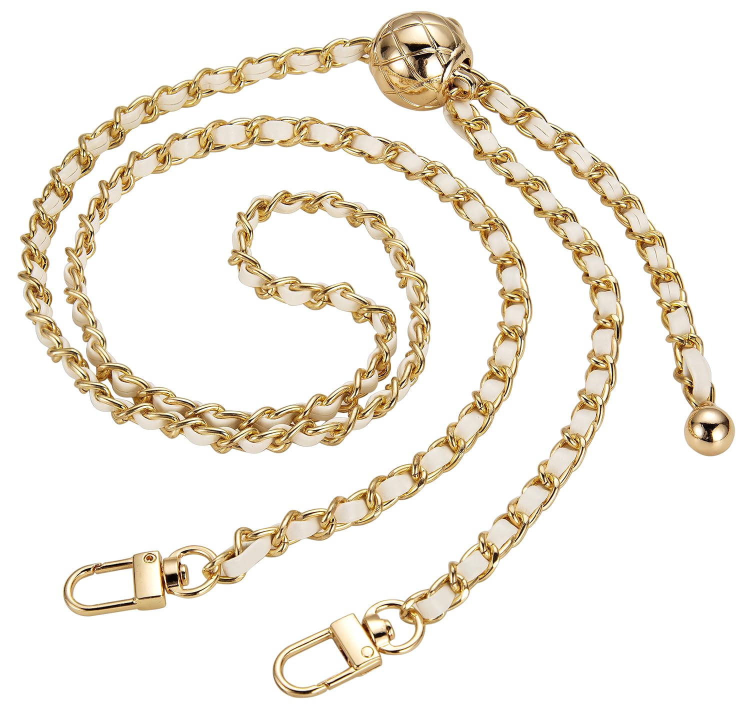 UTreers - Handbag Chain Strap, Handbag Strap, Leather Chain Strap, 47.2\