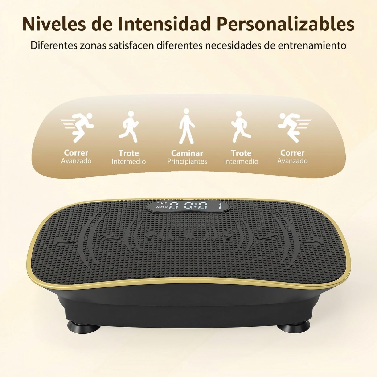GYMAX Plataforma Vibratoria para Pérdida de Peso, Plataforma Vibración Muscular con 10 Intensidades de Velocidad Ajustables y Control Remoto, Placa de Vibración Todo Cuerpo Ejercicio en Casa