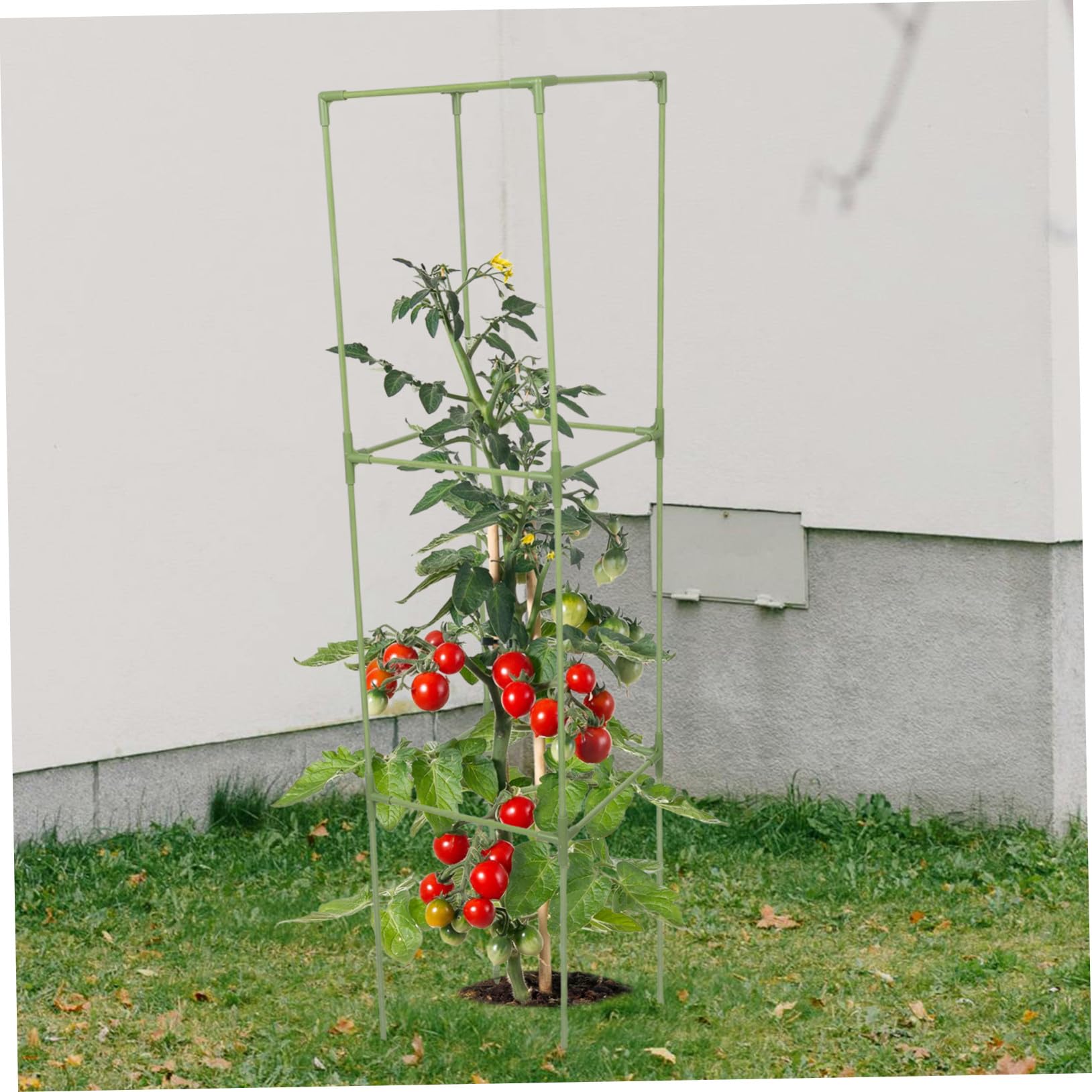 Support de Plantes réutilisable Cadre Support des aubergines Stand de Soutien des Plantes Soutien à la Vigne Treillis Potager de l'usine Rack d'escalade Green