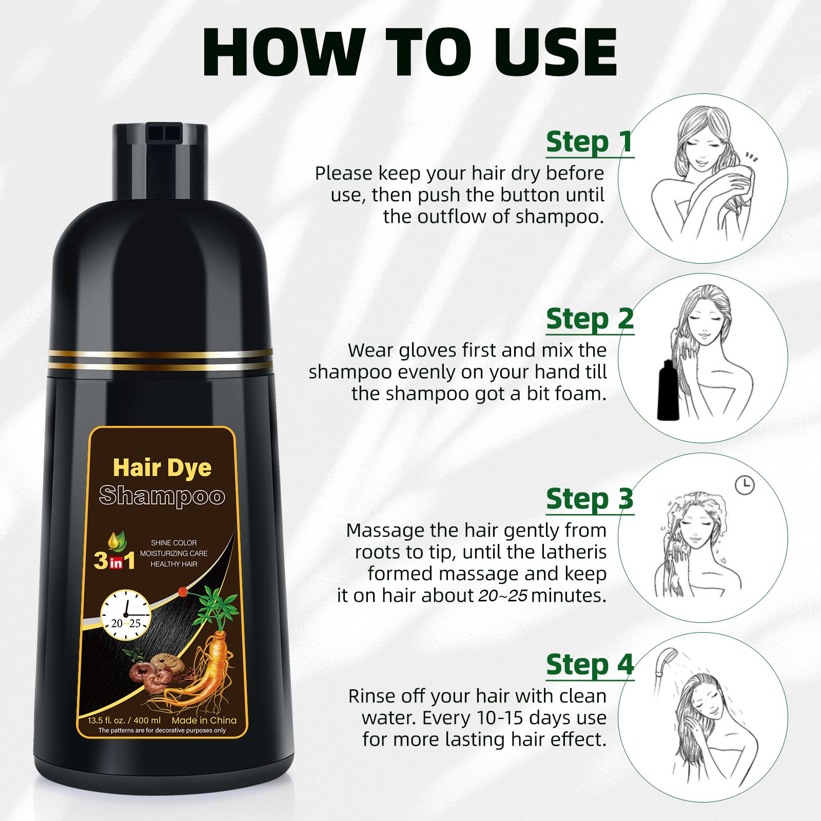 3本CREME DE ANN BLACK CREAM SHAMPOO 300g CRÈME DE ANN BLACK CREAM SHAMPOO 300g CREME DE ANN BLACK CREAM