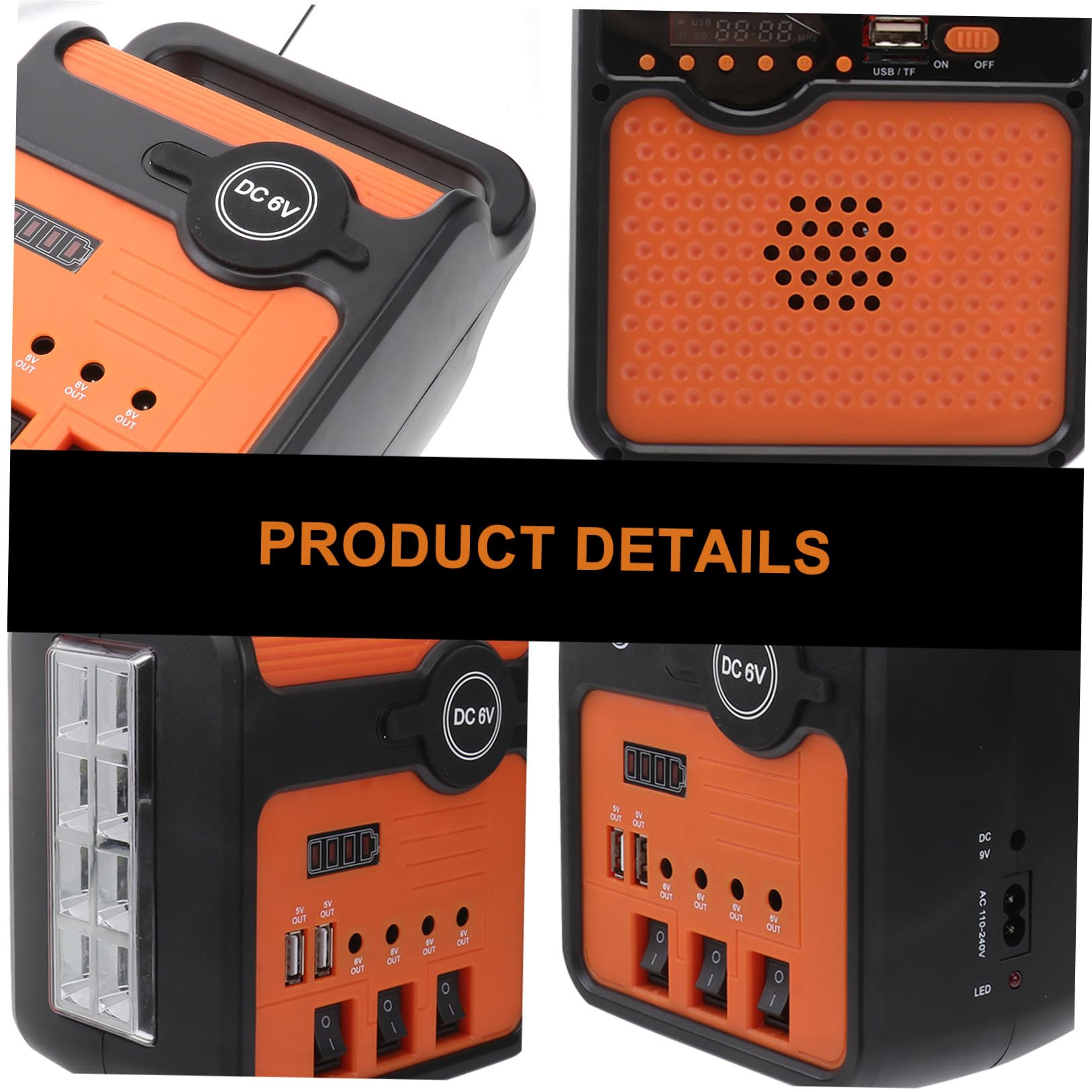 Generador de Energía Solar 220v 25w, Compacto y Silencioso