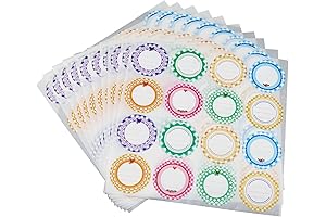 Removable Jar Labels for Crisp Organization and Effortless Removal