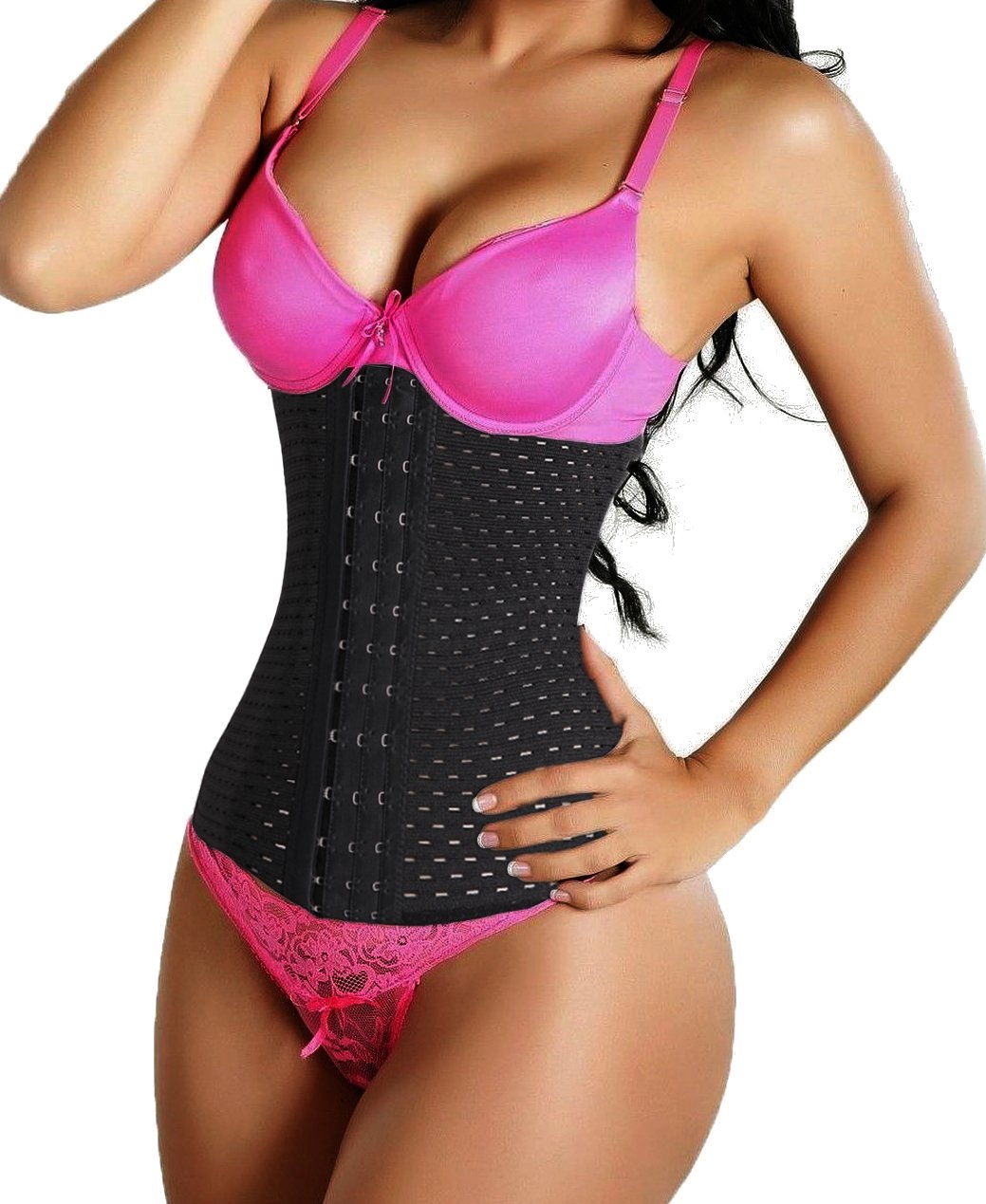 SAYFUT Waist Corset Waist Underbt Girdle Medium Black