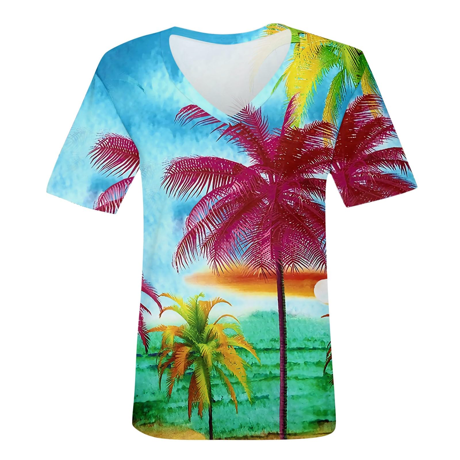ChicCrate Camisetas de otoño para mujer, de manga larga, con cuello redondo, sudaderas geométricas de bloque de color, blusas de trabajo holgadas